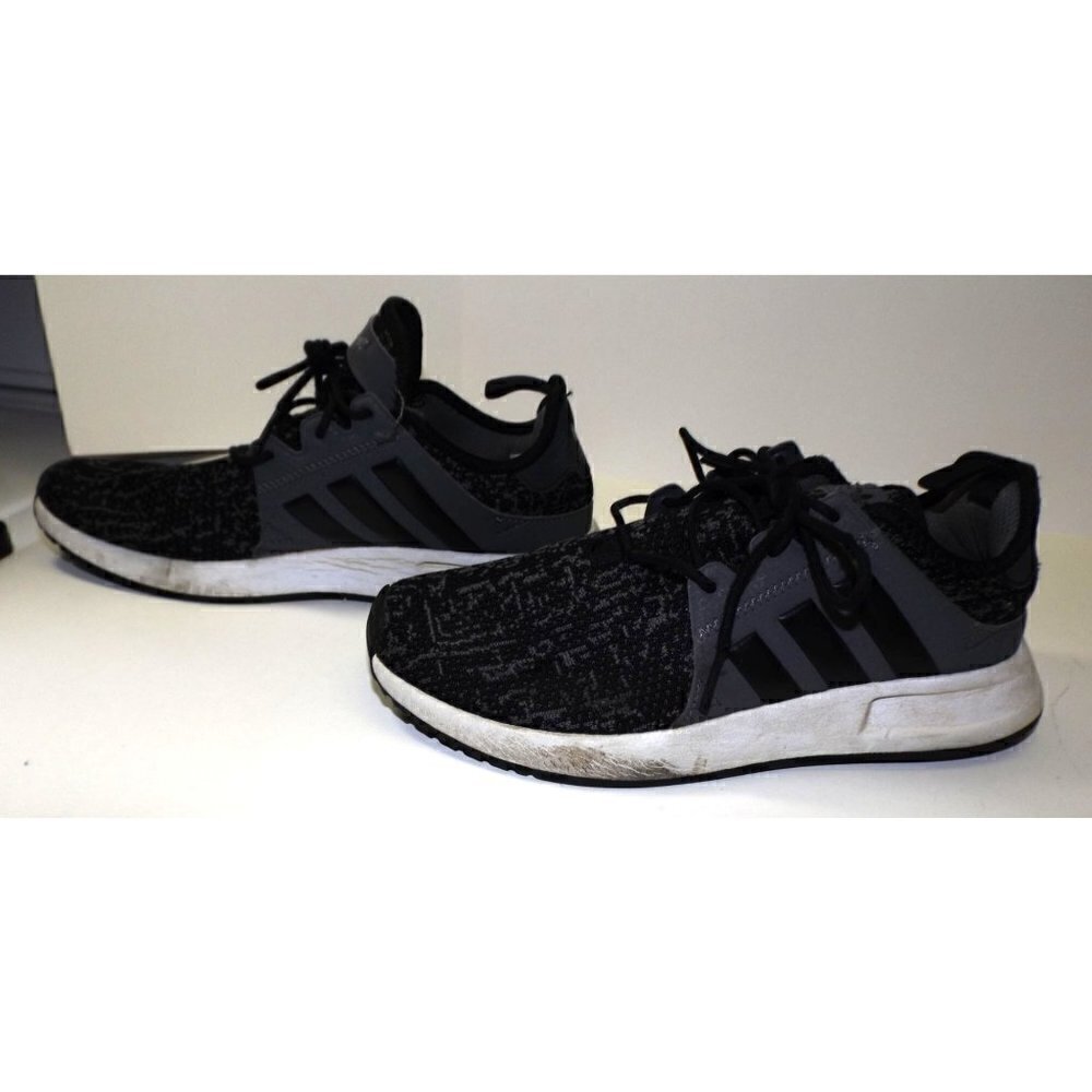 Adidas Lite Racer black gray low top sneakers US 6 Men's - Picture 3 of 8
